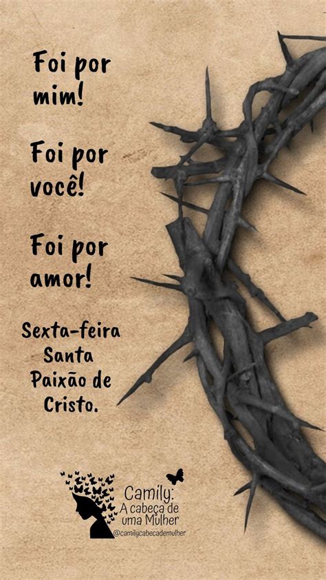 Foi por mim Foi por você Foi por amor Cristo