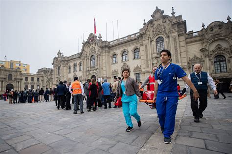 Palacio De Gobierno Participa Del Primer Simulacro Nacional