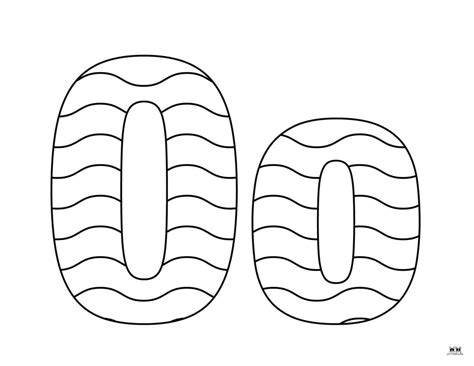 Alphabet O Coloring Pages