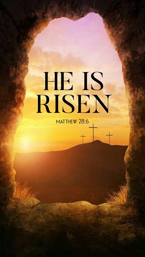 Easter He Is Risen Quotes Easter Images Jesus He Is Risen Images