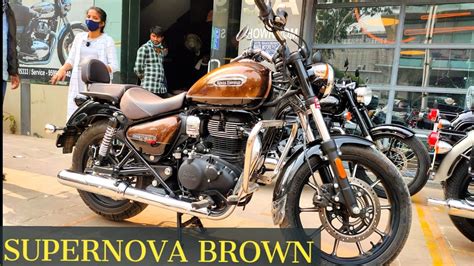 Royal Enfield Meteor 350 Supernova Brown Top Model On Road Price