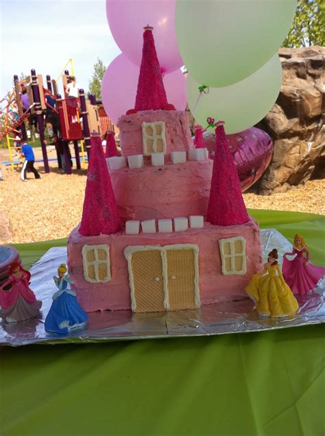 Castle Cake All Strawberry Mmm Castle Cake Gingerbread House