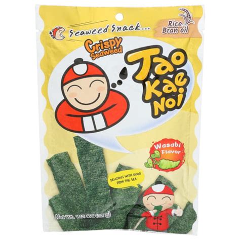 Tao Kae Noi Crispy Seaweed Wasabi Flavor Walmart