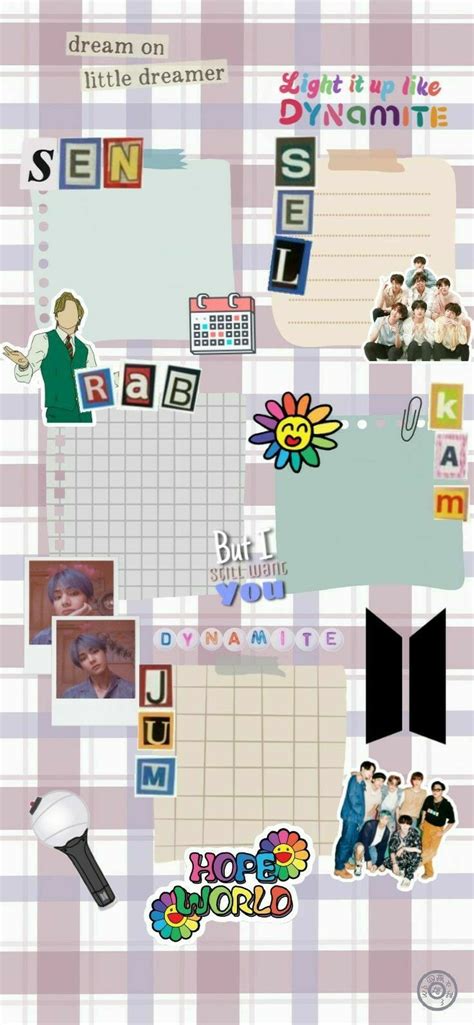 23 Template Jadwal Pelajaran Aesthetic Bts 190 Bts School