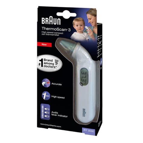 Braun Thermoscan 3 Infrarot Ohrthermometer 1 St 1 St Online Kaufen