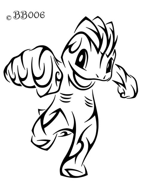 Machop Coloring Pages Free Pokemon Coloring Pages Printables