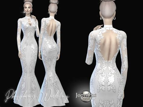 Phosphany Wedding Dress Found In TSR Category Sims 4 Female Formal