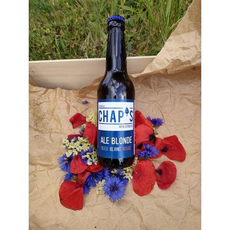 Biere de dégustation CHAP S Blonde Bleu Blanc Rouge