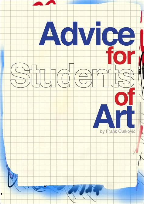 Advice for Students of Art | Art lessons middle school, Student art guide, Teacher tools