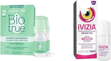 Amazon Biotrue Hydration Boost Drops 2 Pack And IVIZIA Sterile