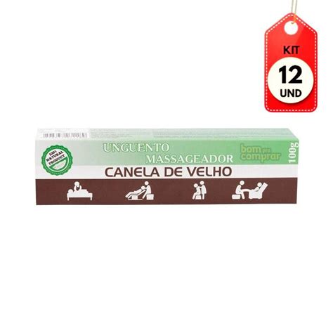 Kit C Unguento Canela De Velho Pomada P Massagem G Cosm Ticos