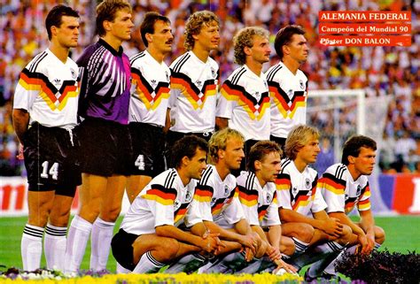 SELECCIÓN DE ALEMANIA FEDERAL Campeona del Mundo de 1990