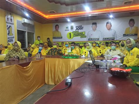 Ampg Kota Bandar Lampung Hadiri Hut Ke Partai Golkar Lidik Id