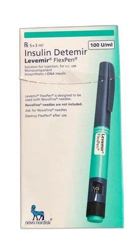 Insulin Detemir Levemir Flex Pen At Rs 800box इंसुलिन पेन In Bhopal