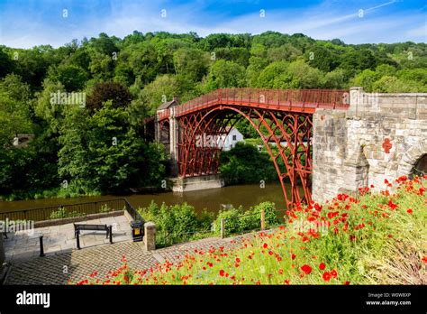 The 1779 Iron Bridge Over The River Severn Was The Worlds First A