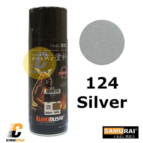 Jual Samurai Paint Cat Semprot Warna Standar Silver Perak Ml