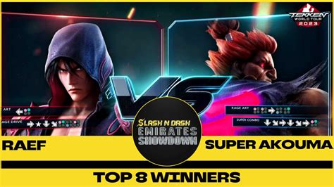 Super Akouma Vs Raef Top Winners Tekken Slash N Dash Emirates