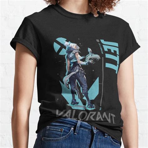 Jett Valorant T Shirts Redbubble