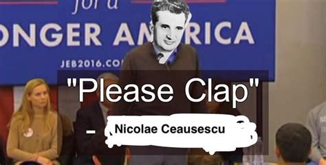 Nicolae Ceausescu during his final speech, moments before the start of the Romanian Revolution ...