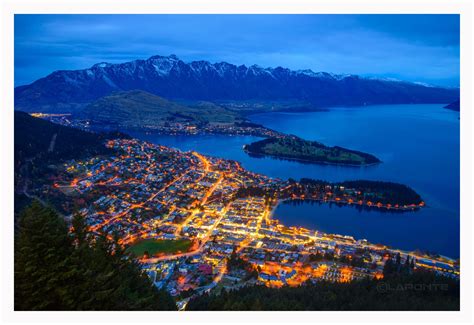 Queenstown Nz From Bobs Peakskyline Gondola New Zealand