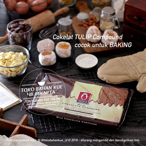 Jual Milk Chocolate Compound Coklat Tulip Batang Cokelat Tulip Cocoa