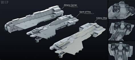 UNSC Phoenix Class Ships WIP by Annihilater102 on DeviantArt