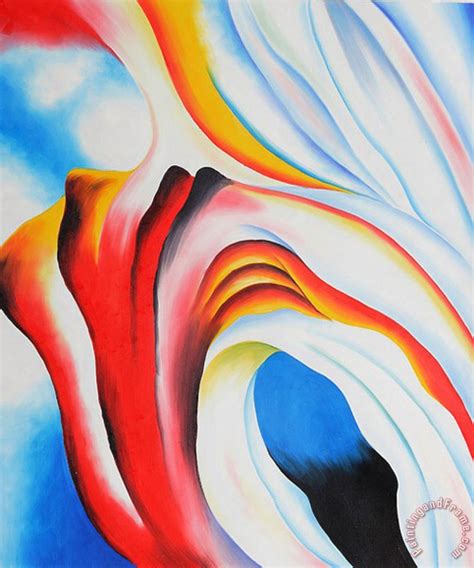 Georgia O'keeffe Music Pink And Blue II painting - Music Pink And Blue II print for sale