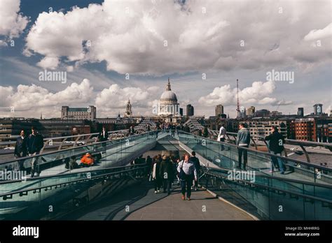 Businessman London Walking Bridge Hi Res Stock Photography And Images