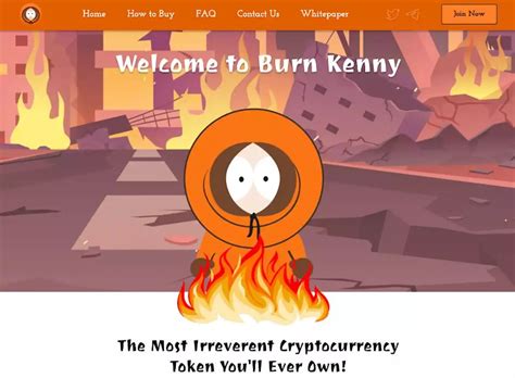 Omg They Burned Kenny Der Neue South Park Crypto Presale Startet Bald