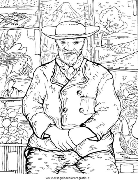 Gogh Quadri Famosi Colorare Coloriages Oliviers Paintings Cuadros Misti