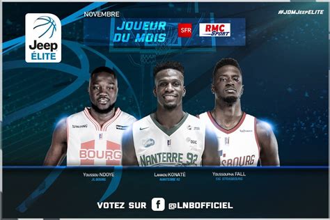 Jeep Lite Votez Pour Le Joueur Du Mois De Novembre Basket Europe