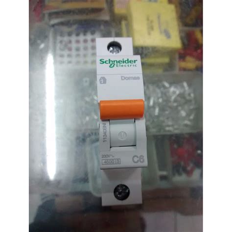 Jual Mcb Mini Circuit Breaker Domae Schneider A Ampere Amper Pole