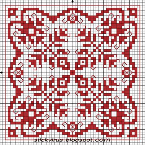 Biscornu Pattern Biscornu Pinterest