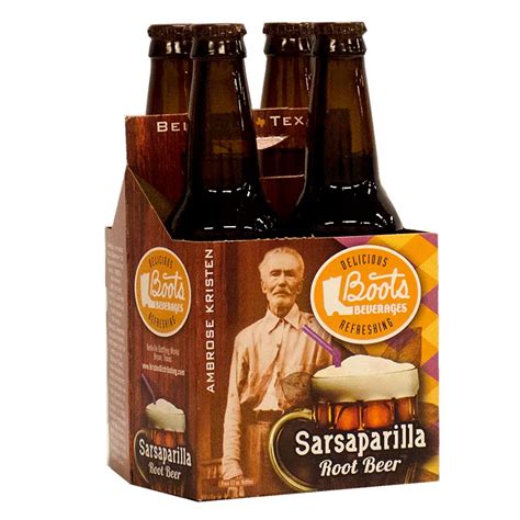 Boots Beverages Sarsaparilla Root Beer 12 Oz Bottles Shop Soda At H E B