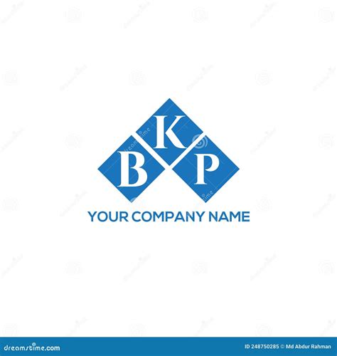 BKP Letter Logo Design On WHITE Background BKP Creative Initials