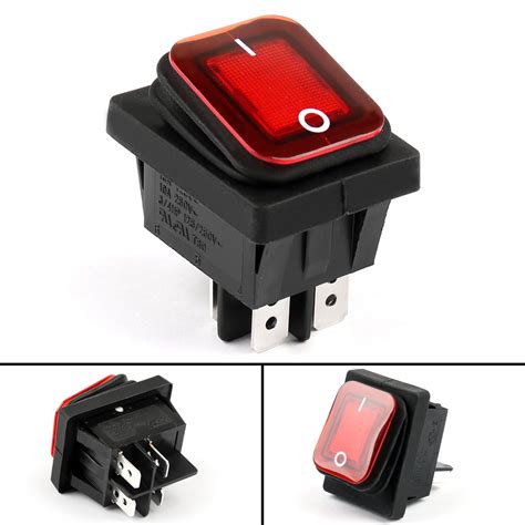 Pcs Rleil Rl Waterproof Ip Car Rocker Switch Pin On Off