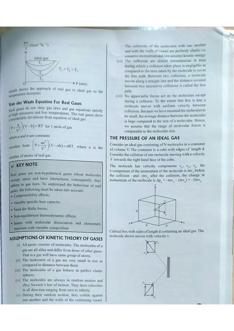 Solution Physics Kinetic Theory Of Gases Theory Mcq Explanations