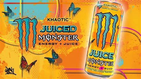 Monster Lan A Novo Sabor Khaotic Tropical Orange Gkpb Geek