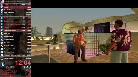 Gta Vice City Speedrun All Missions In 23313 Youtube