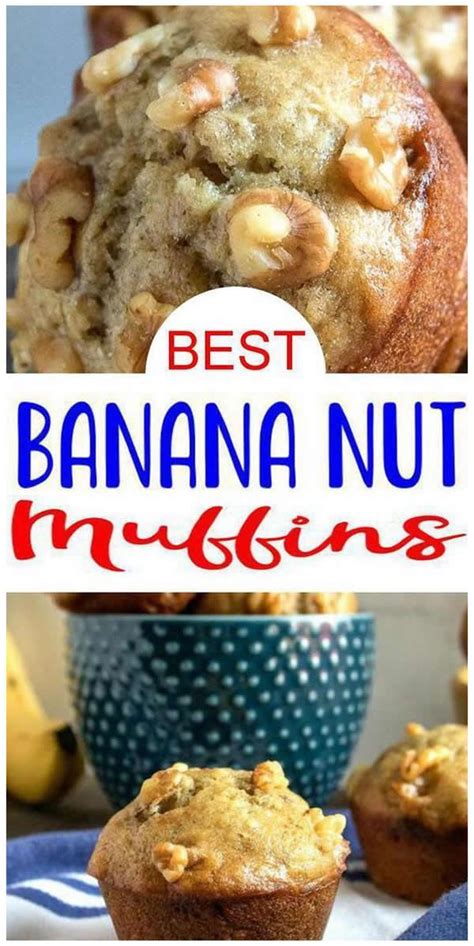 Moist And Delicious Banana Nut Muffins That Tast Amazing Great For Grab