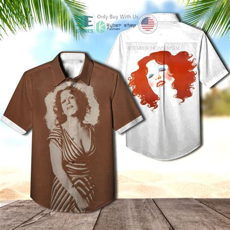 BEST Bette Midler The Divine Miss M Album Hawaiian Shirt Shirtnation