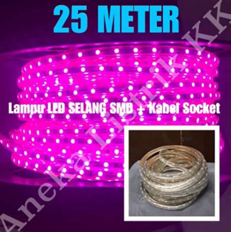 Jual Lampu Led Strip Selang Smd 5050 220v Outdoor Putih Kuning Warm