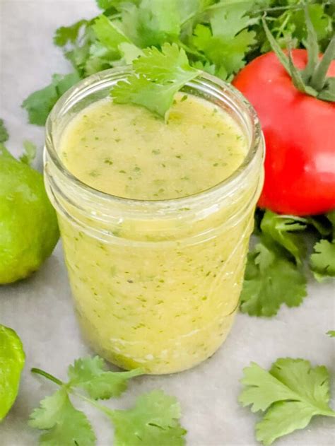 Cilantro Lime Vinaigrette Salad Dressing Three Olives Branch