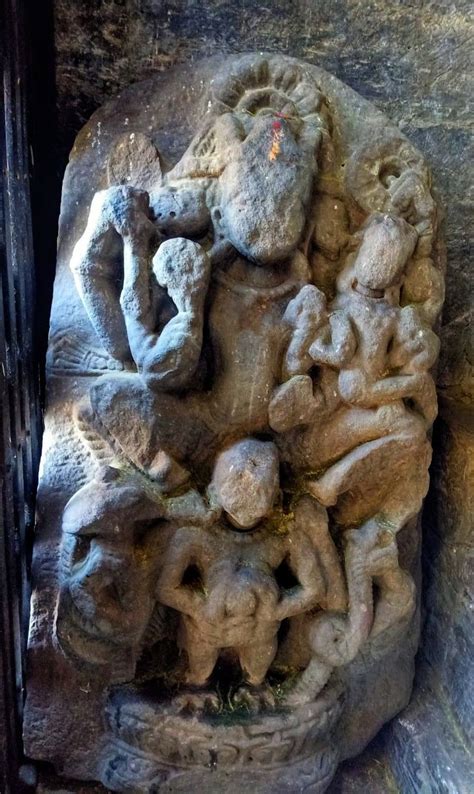 Sculpture Of Vishnu Lakshmi Mounted On Farida Gauri Shankar Temple