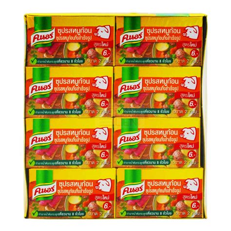 PORK SEASONING CUBE 20GX24PCS 6 X 480g KNORR