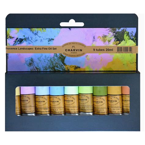 Charvin Extra Fine Oils Provence Colors Bonjour Set Of 9 20ml