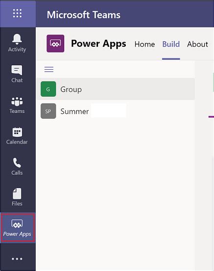 Создание потоков с помощью приложения Power Apps в Microsoft Teams