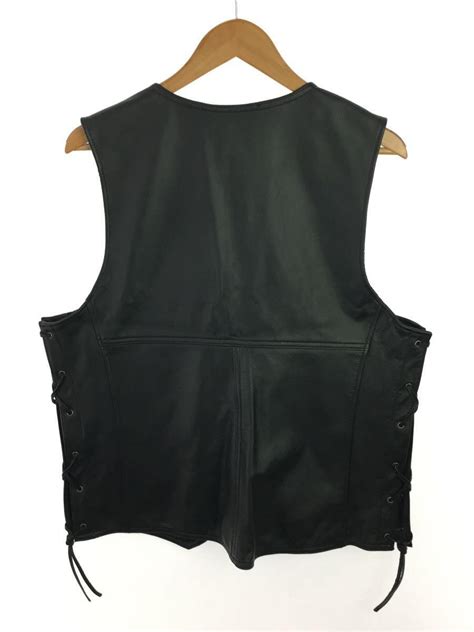 Harley Davidsonハーレーダヴィッドソン Tradition Ii Leather Vestベストlレザーblk