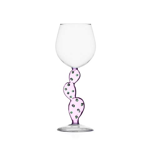 Ichendorf Milano Pink Cactus Wine Glass 350ml Buy Online Uk Sous