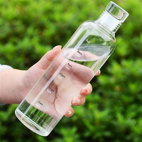 Buy Wholesale China 500ml 750ml Clear High Borosilicate Glass Water Bottle And Glass Water Bottle